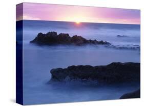 USA, California, San Diego, Sunset over the Pacific Ocean in La Jolla-Jaynes Gallery-Stretched Canvas