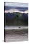 USA, California, San Diego. Surfer at Cardiff by the Sea-Kymri Wilt-Stretched Canvas