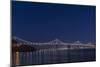 USA, California, San Francisco, Bay Bridge at Twilight-Rob Tilley-Mounted Photographic Print