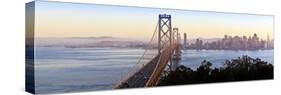 USA, California, San Francisco, City Skyline and Bay Bridge from Treasure Island-Gavin Hellier-Stretched Canvas