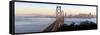 USA, California, San Francisco, City Skyline and Bay Bridge from Treasure Island-Gavin Hellier-Framed Stretched Canvas