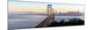 USA, California, San Francisco, City Skyline and Bay Bridge from Treasure Island-Gavin Hellier-Mounted Photographic Print