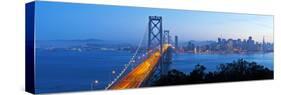 USA, California, San Francisco, City Skyline and Bay Bridge from Treasure Island-Gavin Hellier-Stretched Canvas