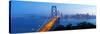 USA, California, San Francisco, City Skyline and Bay Bridge from Treasure Island-Gavin Hellier-Stretched Canvas