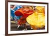 USA, California, San Francisco. Dancers in traditional dress at Cinco de Mayo parade.-Merrill Images-Framed Premium Photographic Print