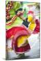 USA, California, San Francisco. Dancers in traditional dress at Cinco de Mayo parade.-Merrill Images-Mounted Photographic Print