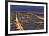 USA, California, San Francisco. Oakland-Bay Bridge at night.-Jaynes Gallery-Framed Photographic Print