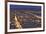 USA, California, San Francisco. Oakland-Bay Bridge at night.-Jaynes Gallery-Framed Premium Photographic Print