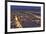 USA, California, San Francisco. Oakland-Bay Bridge at night.-Jaynes Gallery-Framed Premium Photographic Print