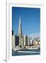 Usa, California, San Francisco. Skyline with Transamerica building prominent.-Merrill Images-Framed Photographic Print