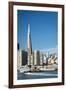 Usa, California, San Francisco. Skyline with Transamerica building prominent.-Merrill Images-Framed Photographic Print