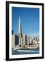 Usa, California, San Francisco. Skyline with Transamerica building prominent.-Merrill Images-Framed Premium Photographic Print