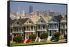 USA, California, San Francisco, the 'Painted Ladies'.-Anna Miller-Framed Stretched Canvas