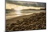 USA, California. Santa Barbara County, Montecito, Butterfly Beach eroded by king tides.-Alison Jones-Mounted Photographic Print