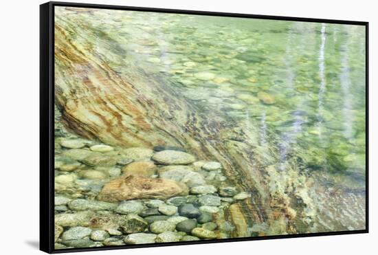 USA, California, Sequoia National Park. Scenic of Paradise Creek-Don Paulson-Framed Stretched Canvas