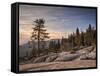 USA, California, Sequoia National Park. Sunset Near Beetle Rock Education Center-Ann Collins-Framed Stretched Canvas