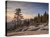USA, California, Sequoia National Park. Sunset Near Beetle Rock Education Center-Ann Collins-Stretched Canvas