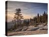 USA, California, Sequoia National Park. Sunset Near Beetle Rock Education Center-Ann Collins-Stretched Canvas