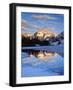 USA, California, Sierra Nevada. Dana Peak Reflecting in a Lake-Jaynes Gallery-Framed Photographic Print