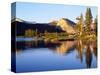 USA, California, Sierra Nevada. Lembert Dome Reflects in Tuolumne-Jaynes Gallery-Stretched Canvas