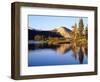 USA, California, Sierra Nevada. Lembert Dome Reflects in Tuolumne-Jaynes Gallery-Framed Photographic Print