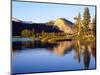 USA, California, Sierra Nevada. Lembert Dome Reflects in Tuolumne-Jaynes Gallery-Mounted Photographic Print