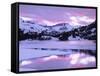 USA, California, Sierra Nevada Mountains, Ellery Lake at Sunset,-Jaynes Gallery-Framed Stretched Canvas