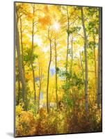 USA, California, Sierra Nevada Mountains, Fall Colors of Aspen Trees-Jaynes Gallery-Mounted Photographic Print