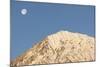 USA, California, Sierra Nevada Mountains. Moonset behind Mt. Tom.-Jaynes Gallery-Mounted Photographic Print