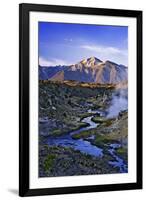 USA, California, Sierra Nevada Mountains. Sunrise on geothermal area of Hot Creek.-Jaynes Gallery-Framed Photographic Print