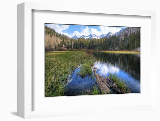 USA, California, Sierra Nevada Range. Landscape with Weir Pond-Dennis Flaherty-Framed Photographic Print