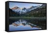 USA, California, Sierra Nevada Range. Reflections in Heart Lake.-Jaynes Gallery-Framed Stretched Canvas