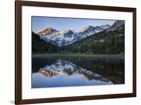 USA, California, Sierra Nevada Range. Reflections in Heart Lake.-Jaynes Gallery-Framed Premium Photographic Print