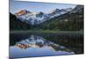 USA, California, Sierra Nevada Range. Reflections in Heart Lake.-Jaynes Gallery-Mounted Photographic Print