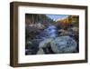 USA, California, Sierra Nevada Range. Rock Creek cascades.-Jaynes Gallery-Framed Photographic Print
