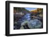 USA, California, Sierra Nevada Range. Rock Creek cascades.-Jaynes Gallery-Framed Photographic Print