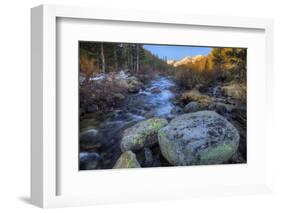 USA, California, Sierra Nevada Range. Rock Creek cascades.-Jaynes Gallery-Framed Photographic Print