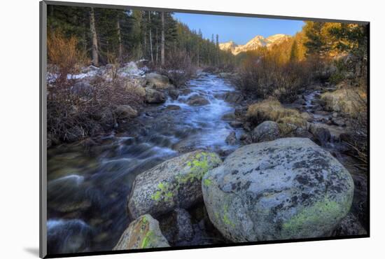 USA, California, Sierra Nevada Range. Rock Creek cascades.-Jaynes Gallery-Mounted Photographic Print