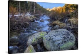 USA, California, Sierra Nevada Range. Rock Creek cascades.-Jaynes Gallery-Stretched Canvas