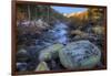 USA, California, Sierra Nevada Range. Rock Creek cascades.-Jaynes Gallery-Framed Photographic Print