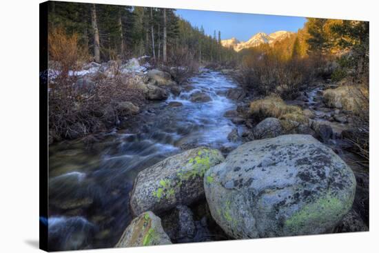 USA, California, Sierra Nevada Range. Rock Creek cascades.-Jaynes Gallery-Stretched Canvas
