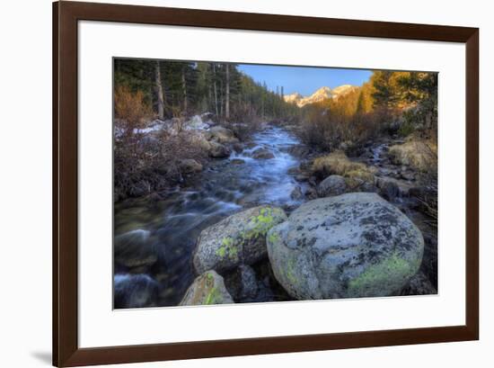 USA, California, Sierra Nevada Range. Rock Creek cascades.-Jaynes Gallery-Framed Premium Photographic Print