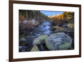 USA, California, Sierra Nevada Range. Rock Creek cascades.-Jaynes Gallery-Framed Premium Photographic Print