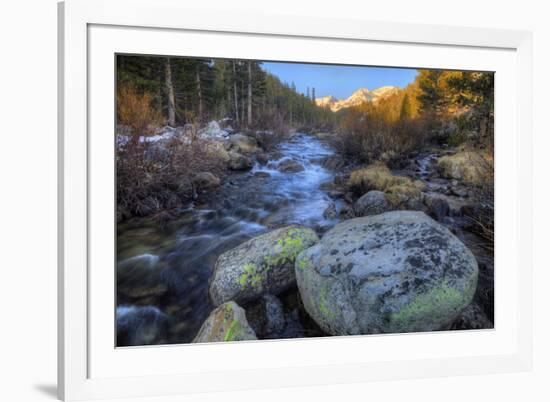 USA, California, Sierra Nevada Range. Rock Creek cascades.-Jaynes Gallery-Framed Premium Photographic Print