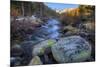 USA, California, Sierra Nevada Range. Rock Creek cascades.-Jaynes Gallery-Mounted Photographic Print