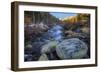 USA, California, Sierra Nevada Range. Rock Creek cascades.-Jaynes Gallery-Framed Photographic Print