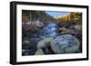 USA, California, Sierra Nevada Range. Rock Creek cascades.-Jaynes Gallery-Framed Photographic Print