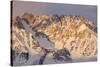 USA, California, Sierra Nevada Range. Sunrise on Basin Mountain.-Jaynes Gallery-Stretched Canvas