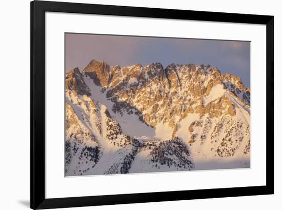 USA, California, Sierra Nevada Range. Sunrise on Basin Mountain.-Jaynes Gallery-Framed Premium Photographic Print