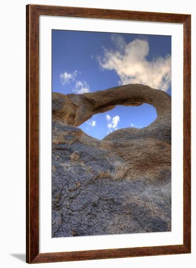 USA, California, Sierra Nevada Range. Whitney Portal Arch in Alabama Hills.-Jaynes Gallery-Framed Premium Photographic Print